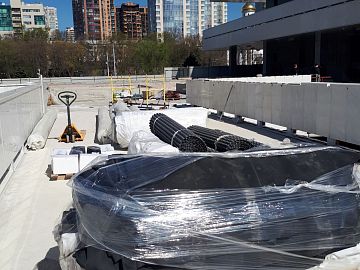 Материалы Гидрозо на объекте